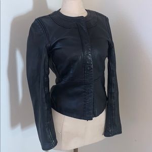 DVF Fitted Leather Jacket